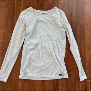 Sivvan Gray Long Sleeve Shirt (perfect for scrubs)